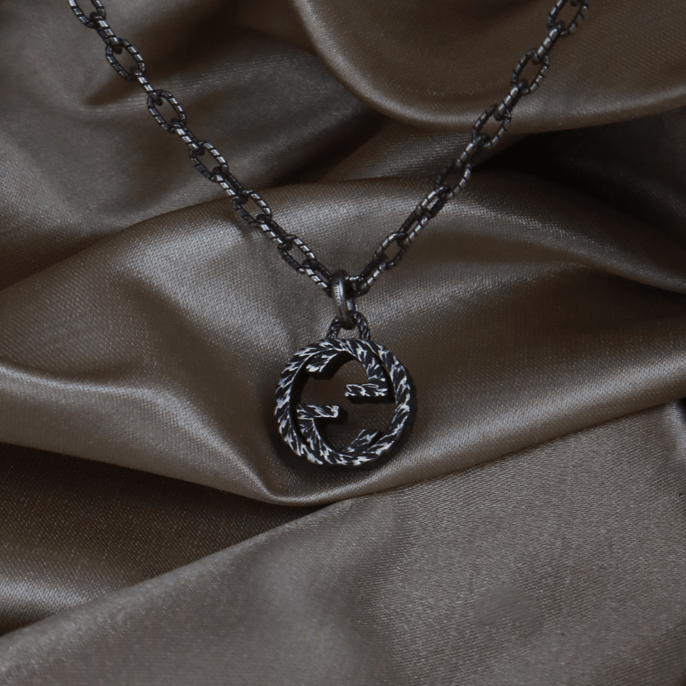 GUCCI INTERLOCKING G LOGO 吊墜項鏈 - Vintasy項鏈