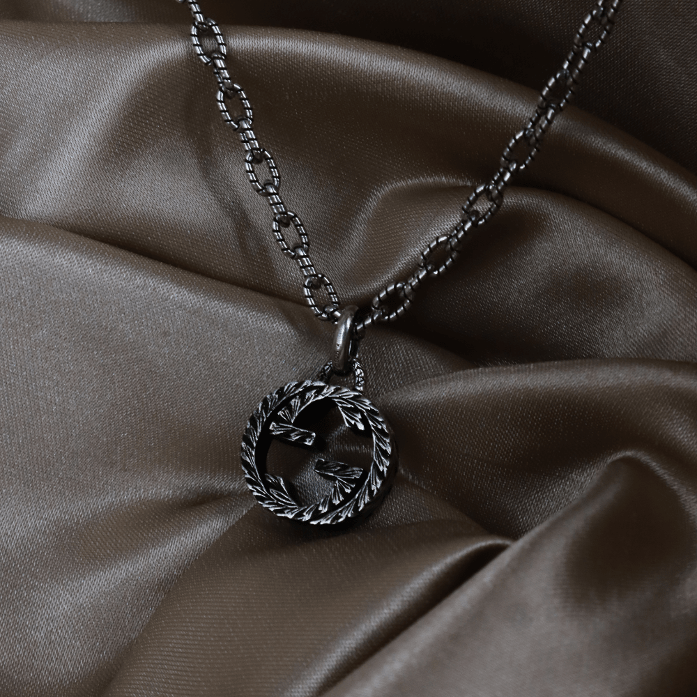 GUCCI INTERLOCKING G LOGO 吊墜項鏈 - Vintasy項鏈