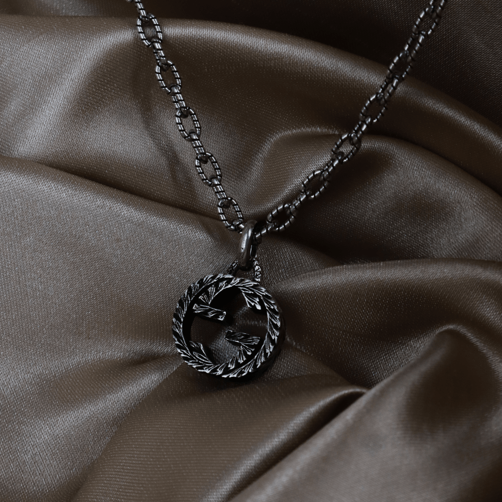 GUCCI INTERLOCKING G LOGO 吊墜項鏈 - Vintasy項鏈