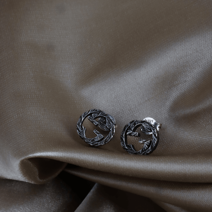 GUCCI Interlocking G銀耳環 | 經典設計 - Vintasy