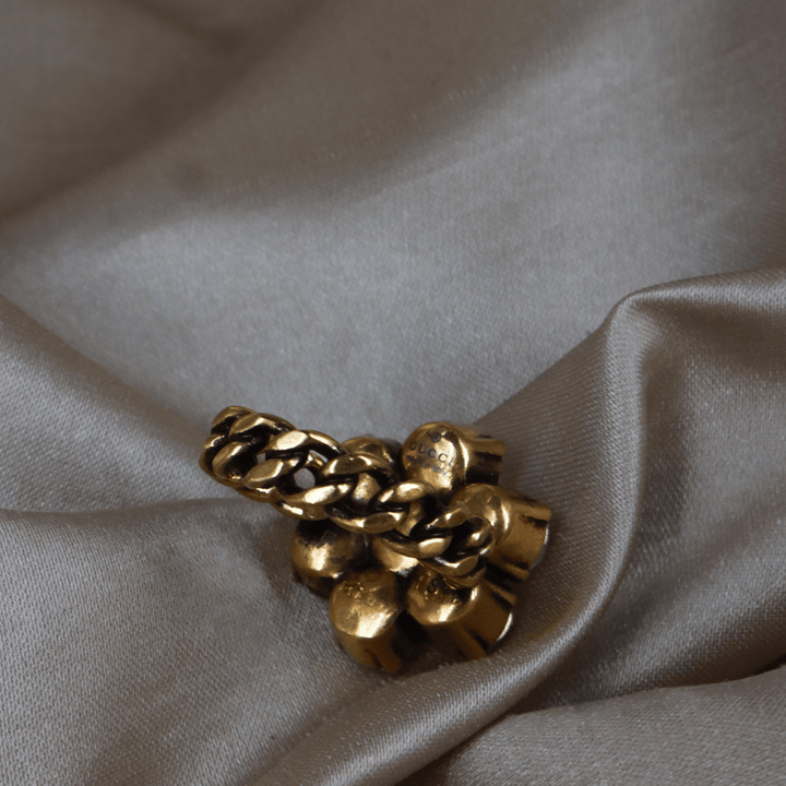 GUCCI 水鑽花形戒指 - Vintasy項鏈