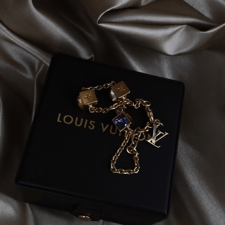 LOUIS VUITTON CUBE方塊吊墜手鏈（LV Cub款）| 附經典原盒 - Vintasy手鏈