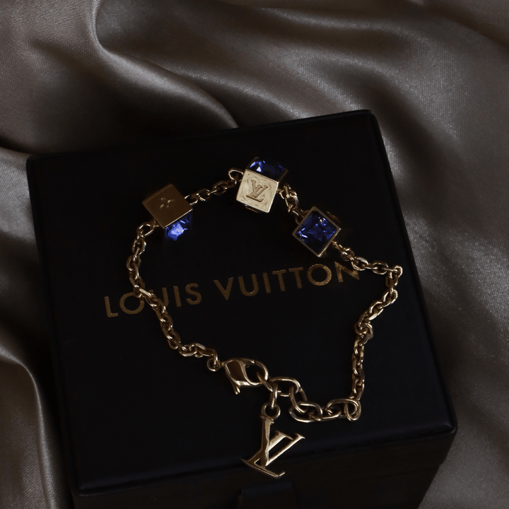 LOUIS VUITTON CUBE方塊吊墜手鏈（LV Cub款）| 附經典原盒 - Vintasy手鏈