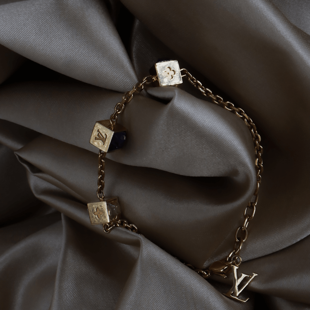 LOUIS VUITTON CUBE方塊吊墜手鏈（LV Cub款）| 附經典原盒 - Vintasy手鏈