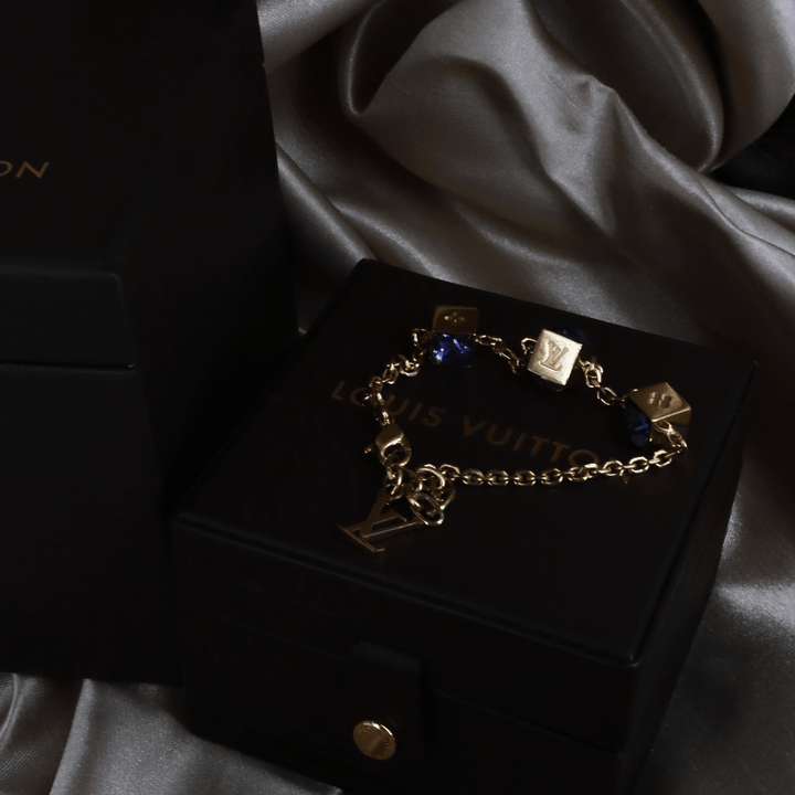 LOUIS VUITTON CUBE方塊吊墜手鏈（LV Cub款）| 附經典原盒 - Vintasy手鏈