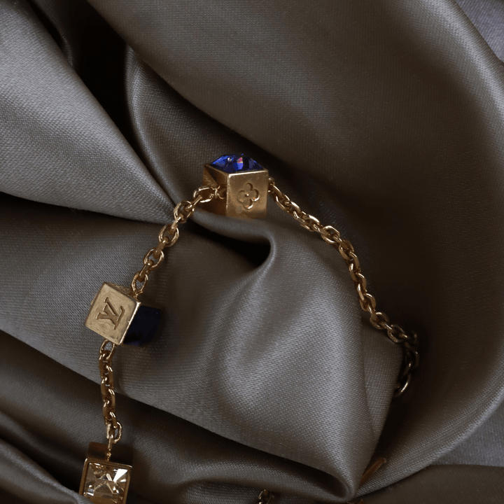 LOUIS VUITTON CUBE方塊吊墜手鏈（LV Cub款）| 附經典原盒 - Vintasy手鏈