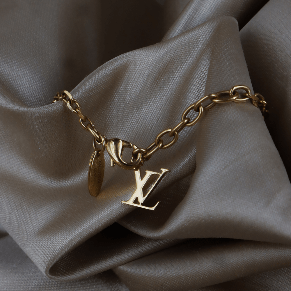 Louis Vuitton Logo Cube Bracelet 手鏈 ｜2000年代經典 - Vintasy