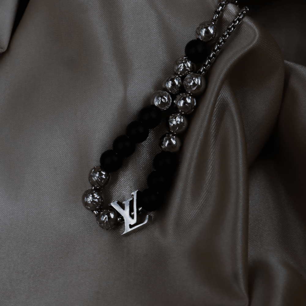 LOUIS VUITTON Monogram Bead Bracelet ｜未使用 連原盒 - Vintasy手鏈