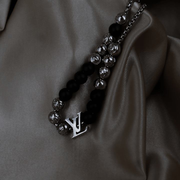 LOUIS VUITTON Monogram Bead Bracelet ｜未使用 連原盒 - Vintasy手鏈