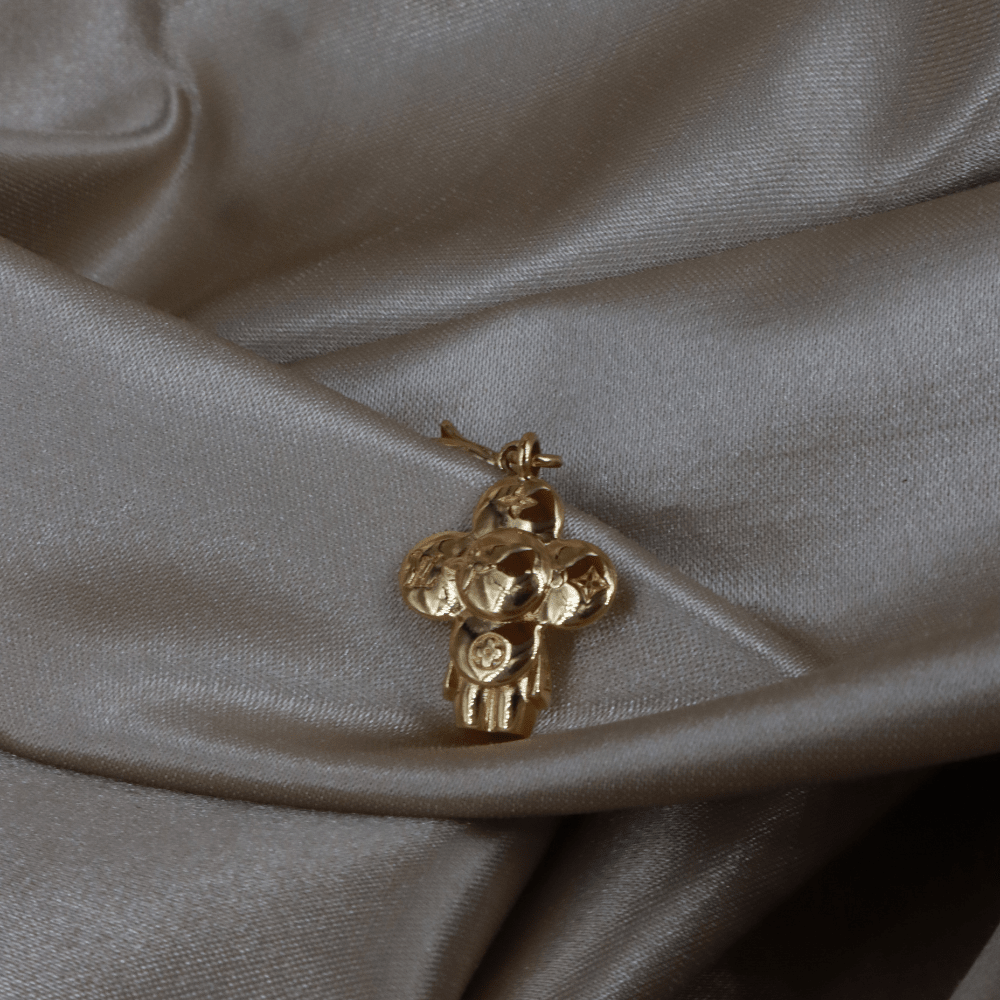 LOUIS VUITTON Monogram Flower Charm（M0405） - Vintasy