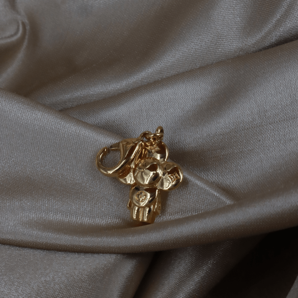 LOUIS VUITTON Monogram Flower Charm（M0405） - Vintasy