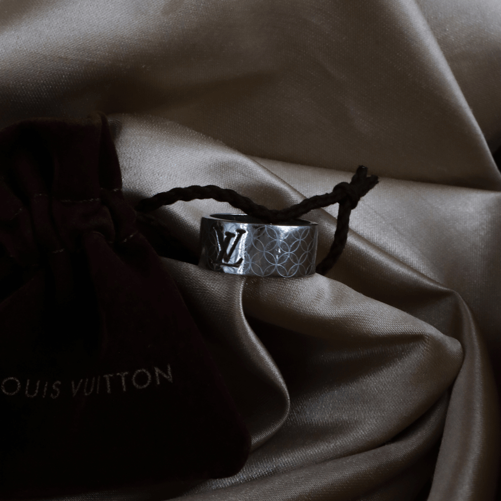 LOUIS VUITTON Monogram Perforated LV 戒指（Marc Jacobs 時期） ｜ Vintasy戒指 ｜ Louis Vuitton ｜ 戒指