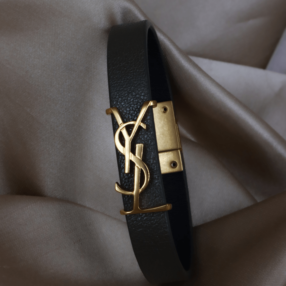 YSL Logo 皮手帶 | SAINT LAURENT PARIS - Vintasy
