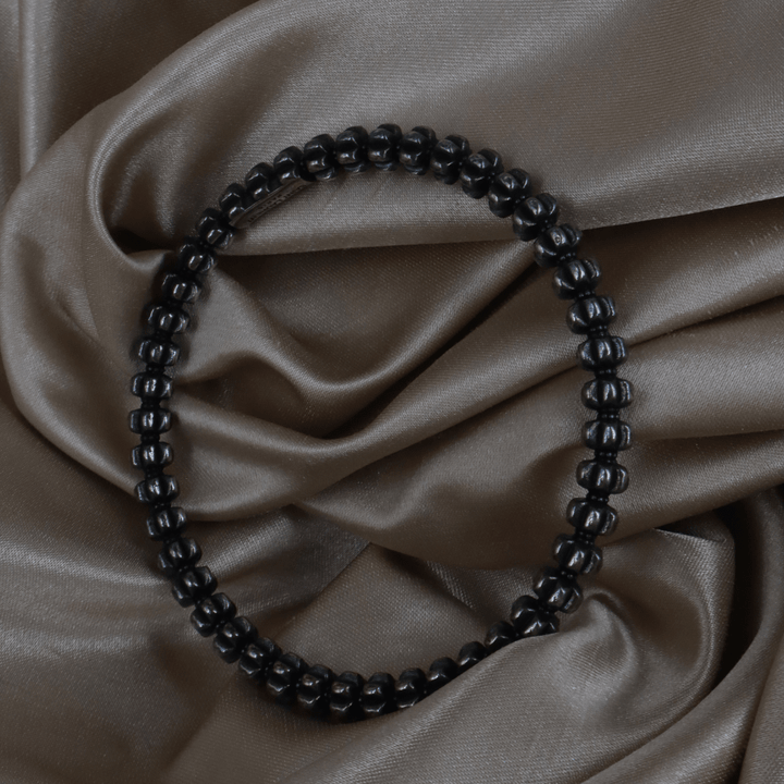 Yves Saint Laurent 黑色骨節感手鈪（Sculptural Black Bangle款）｜未使用品 - Vintasy手鏈
